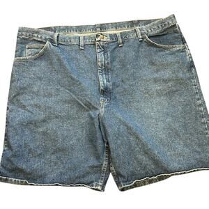 Wrangler‎ Blue Jean Shorts Men’s 48 Relaxed Fit Denim 90s Y2K Casual Workwear